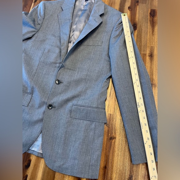 J. Crew Ludlow Slim-fit Suit Jacket Double Vent Loro Piana Wool Charcoal 36R NEW - Picture 14 of 15